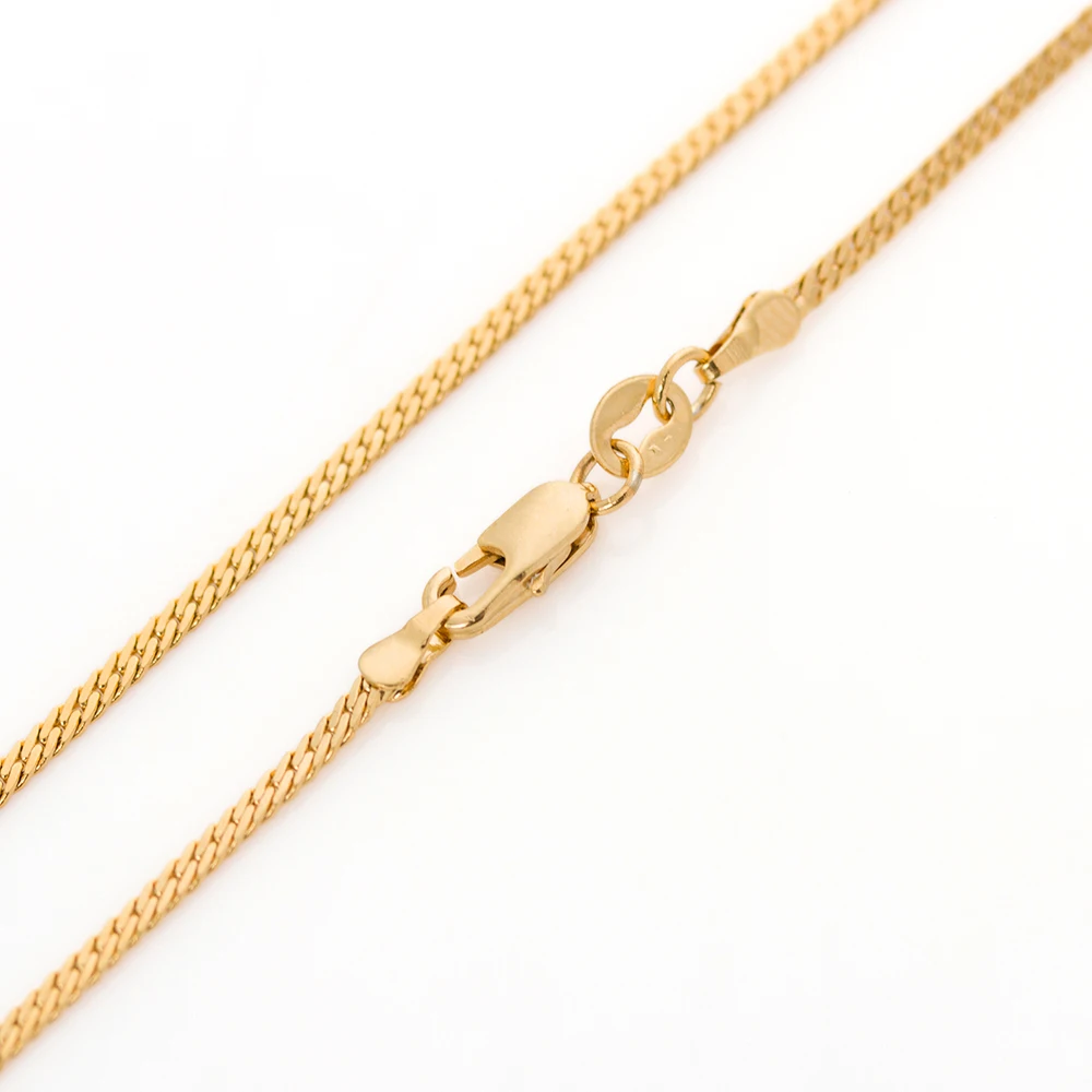 thin gold chain necklace with small diamond