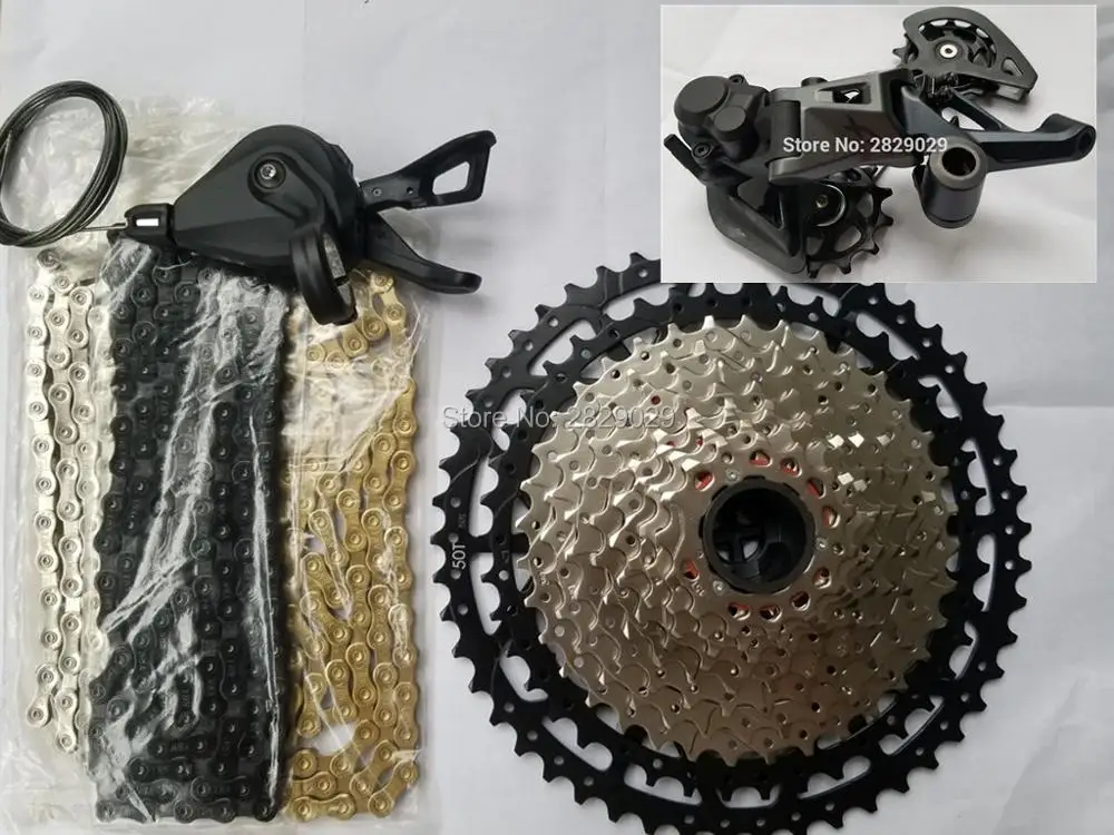 SLX M7100 groupset 12S rear derailleur+ trigger shifter+ chain+ cassette 11-50T