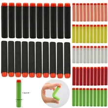 100 Pcs font b Toy b font Gun Refill Darts Bullet 7 2cm For Nerf Series