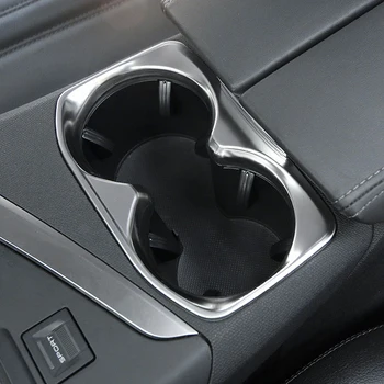 

AndyGo Stainless Steel Water Cup Holder Cover Car Styling Interior Chrome Trim Strip For Peugeot 5008 3008 GT ,2017 Accessories