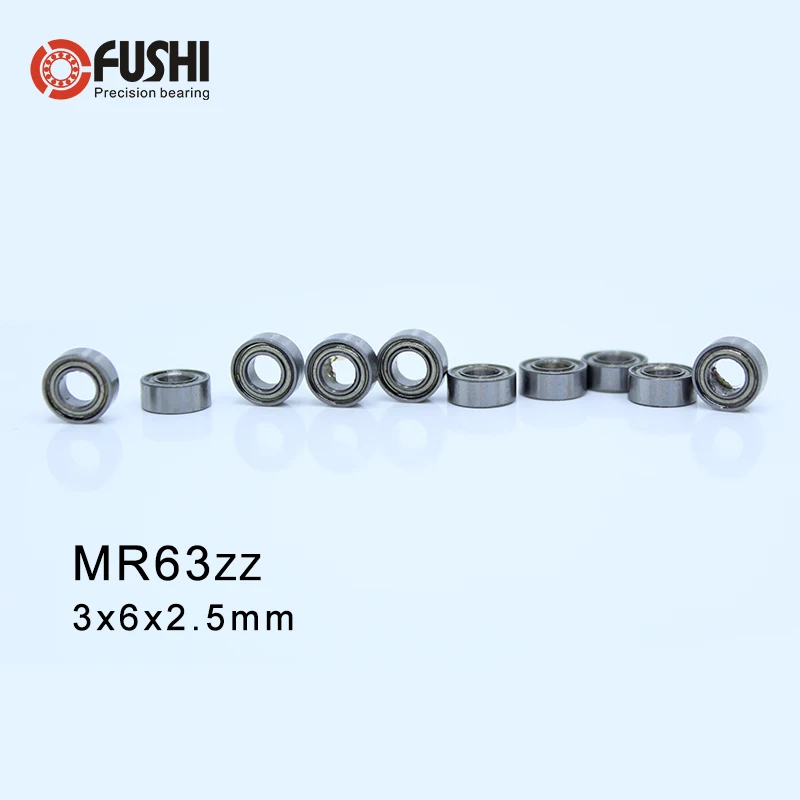 MR63ZZ миниатюрные шариковые подшипники MR63 ZZ 3x6x2 5 мм 10 шт.|Подшипники| |