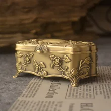 Europena Ретро бронзовые металлические держатели для зубочисток Диспенсер Для Зубочисток коробка для зубочисток Держатель Для Зубочисток домашний ящик для хранения YQT025