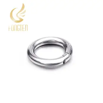 

2pcs/Lot 18/20/24mm Carabiner Rings Spring Open Ring Clasp Bracelet Necklace Accessories DIY Jewelry Findings 5 Colors