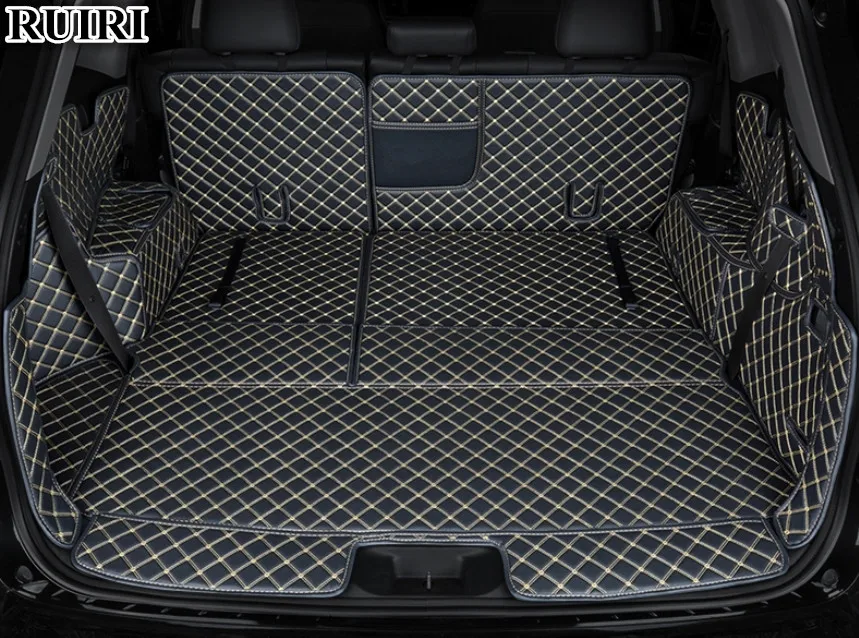 High quality! Full set car trunk mats for Toyota Highlander 7 seats