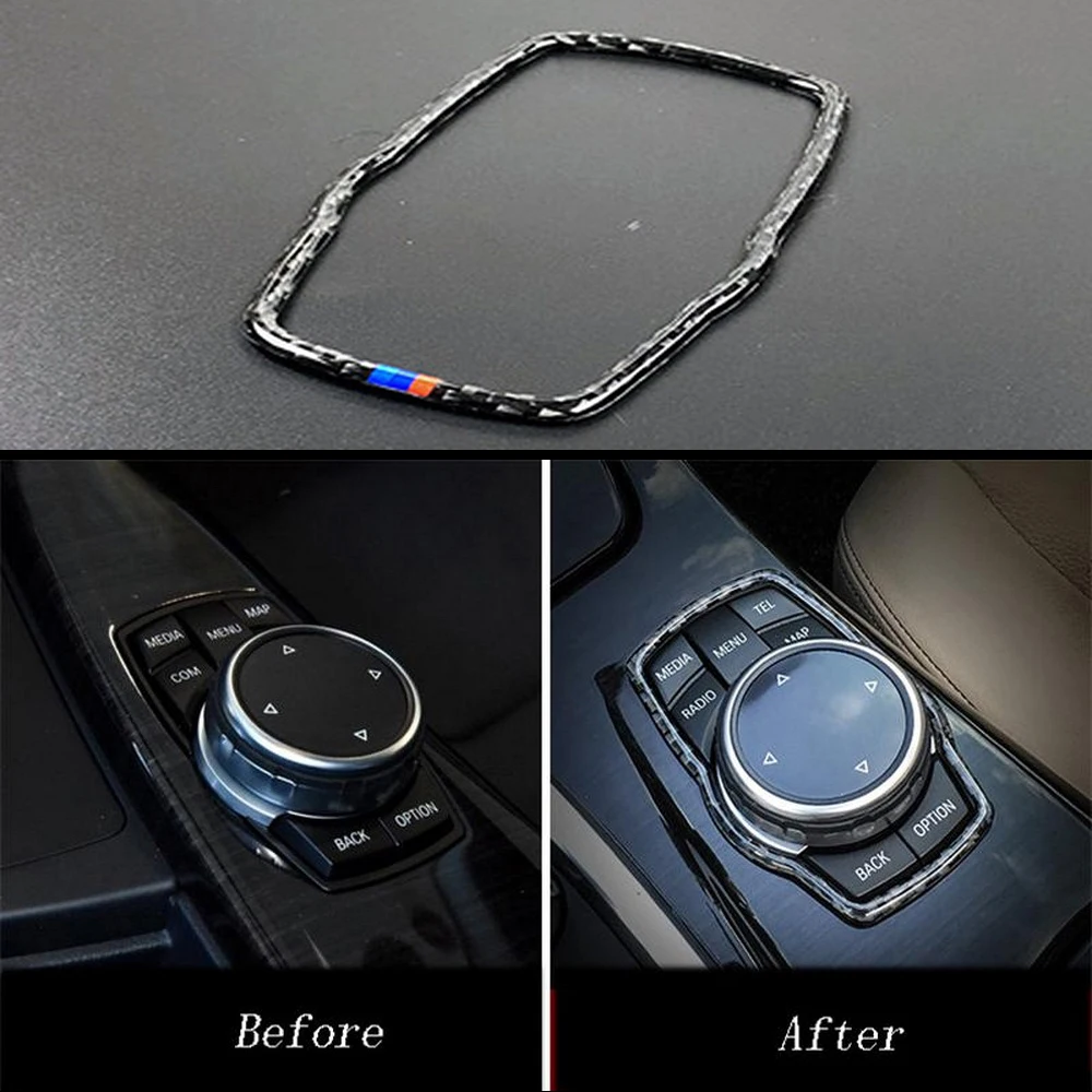 

Auto Multimedia Box Frame For BMW 1 3 5 X3 X4 X5 X6 Series F10 F20 F30 F34 F15 F16 Car Media Player Sticker Interior Decals