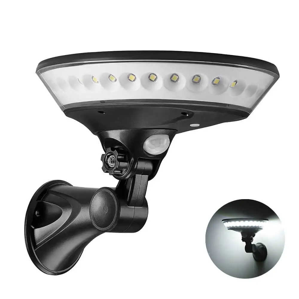 

New UFO Solar Power Led Solar Light Outdoor Wall Led Solar PIR Motion Sensor Wall Light Outdoor Waterproof Street Garden Lamp