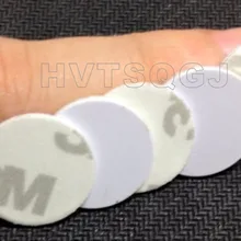 500 шт. LF 125 кГц Rfid ID, сумка для монет, карт с фокусным расстоянием 25 мм пустой с помощью клейкой ленты 3м TK4100 чип