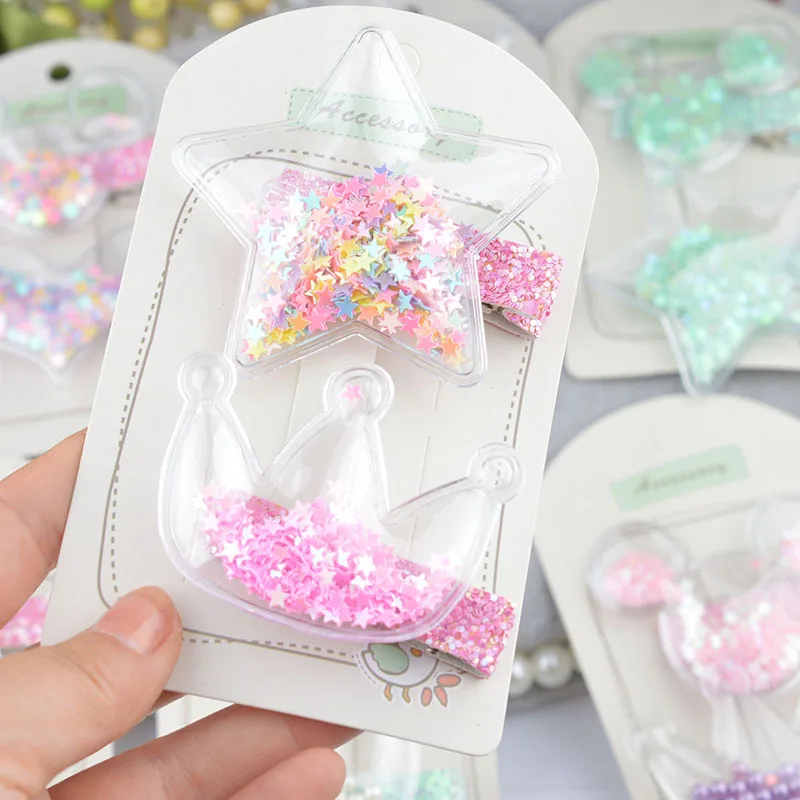 8Pack Shiny Metallic Hair Scrunchies Ponytail Holder Elastic Hair Ties Bands a6