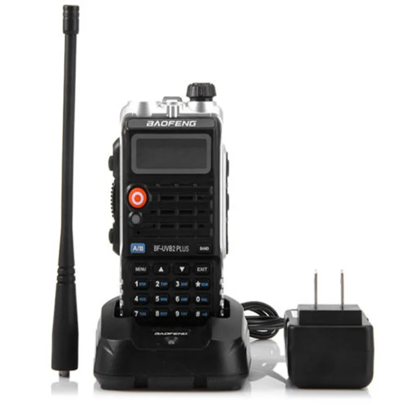 imágenes para 8 W cb radio 4800 mah PIERNA radio baofeng talkie UV-B2 Plus portable dual VHF/UHF 128ch batería móvil walkie talkie portátil LCD imágenes para 8 W cb radio 4800 mah PIERNA radio baofeng talkie UV-B2 Plus portable dual VHF/UHF 128ch batería móvil walkie talkie portátil LCD