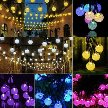 

Solar Powered 30 LED String Light Garden Path Yard Decor Lamp Outdoor Waterproof