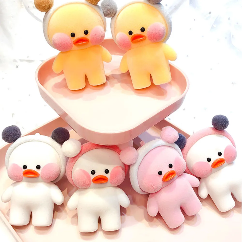 Интерьер автомобиля вентиляционный диффузор Декоративная прищепка прекрасный корейский стиль гиалуроновой кислоты утенок Декор привлекательный воздушный зажим для освежителя