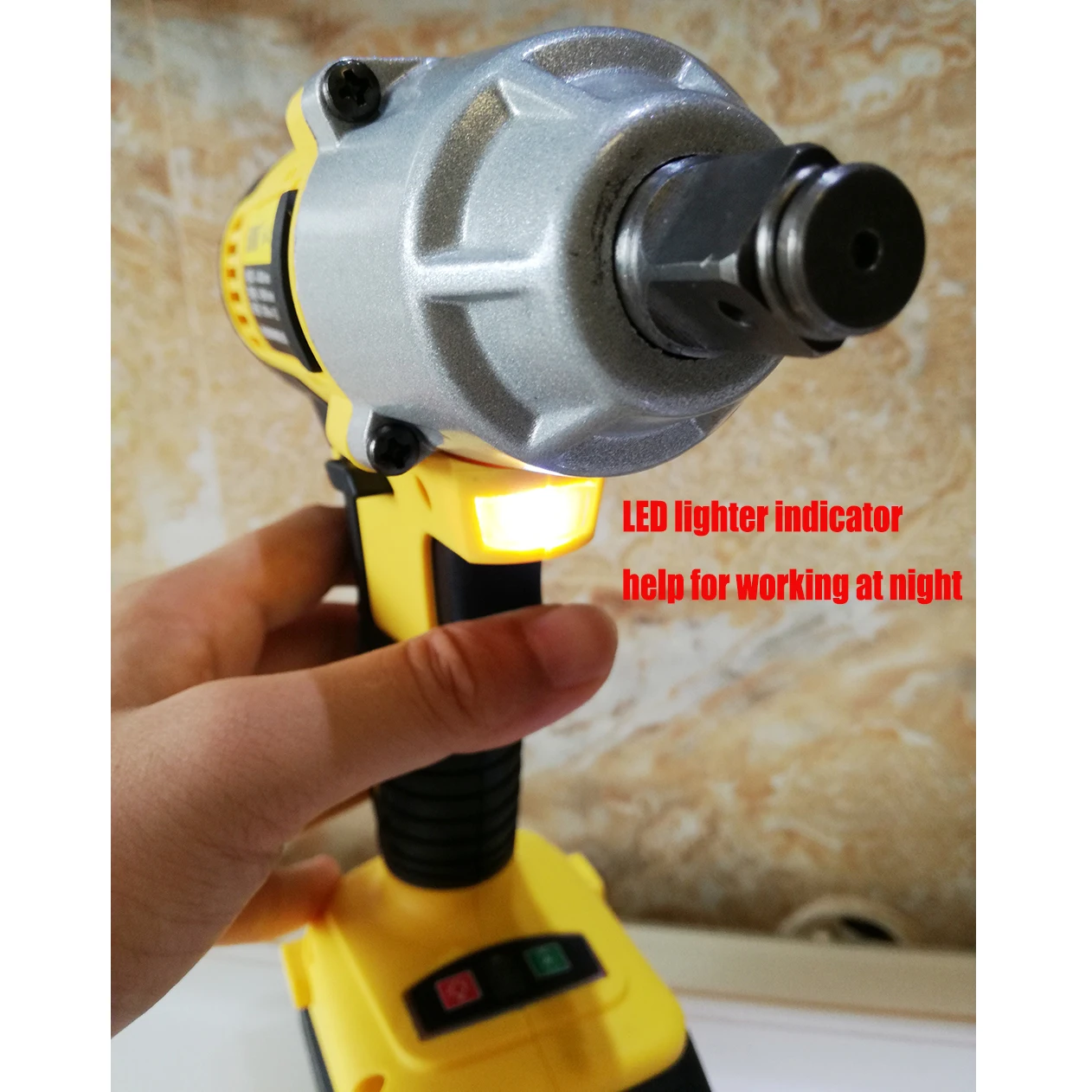 

Car Socket Electric Impact Wrench Household Electric Wrench Changing Tire Tools