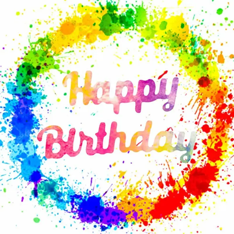 

2pcs/set Happy Birthday Words Metal Cutting Dies Stencil for DIY Scrapbooking Photo Album Embossing Paper Cards Crafts