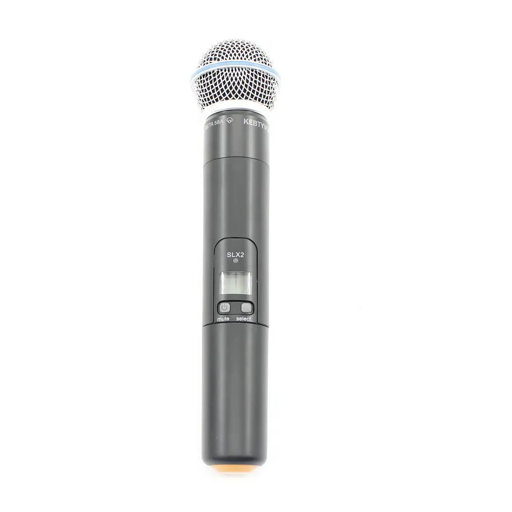 배송 러시아 SLX24 SLX BETA58 UHF 무선 마이크 시스템 전문 단일 핸드 헬드 무선 마이크 무대 가라오케 DJ
