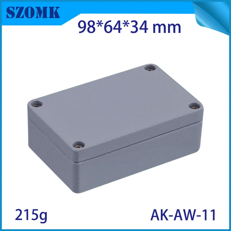 

Aluminum Exterior Electrical Enclosure Outdoor Waterproof Use for Electronics PCB Box Connection Junction Box Project Case