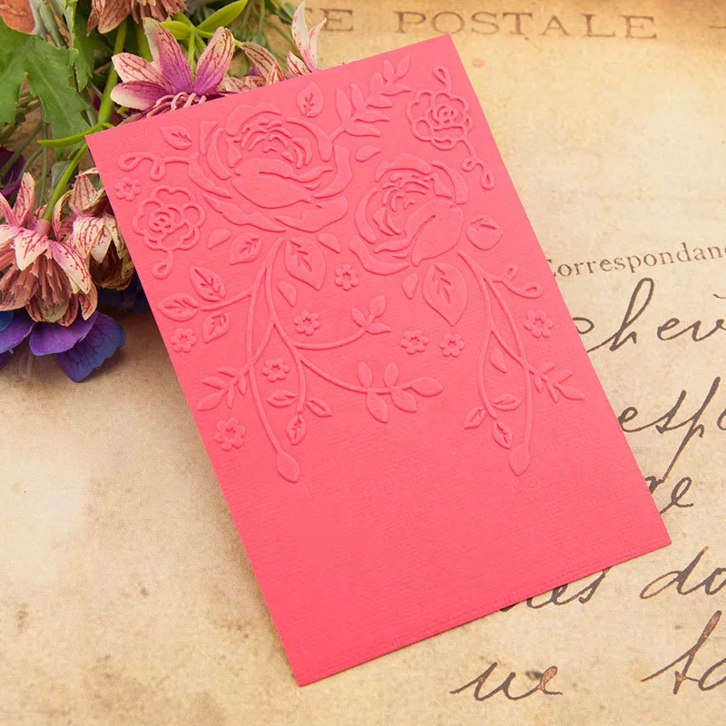 Flower Leaves Embossing Folder 03