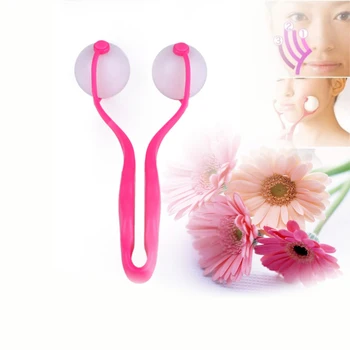 

2017 Hot New Handy Face-lift Facial Massager Neck Chin Double Ball Roller Slimmer Tool