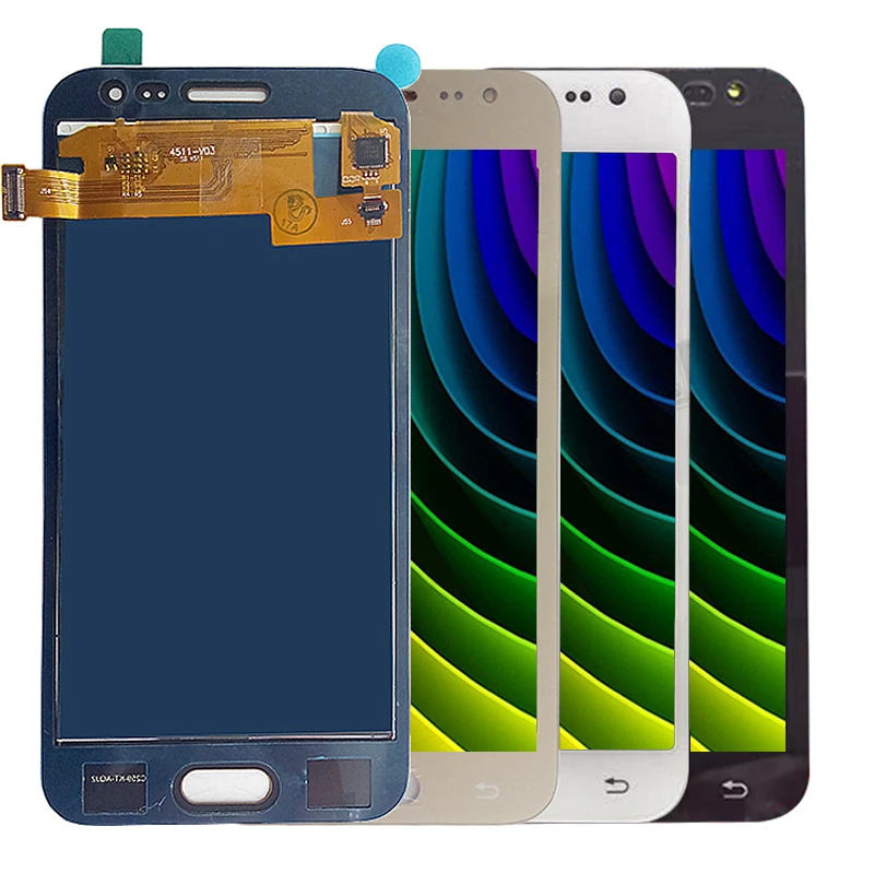 SM-J200FN/F/M/H/DS For Samsung Galaxy J2 J200 LCD Display+ Touch Screen J200H J200FN J200F J200M Screen Adjust Brightness