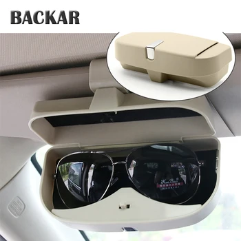 

BACKAR Auto Glasses Storage Case Car Holder Styling For Mercedes Benz W211 Kia sportage Hyundai Tucson 2017 ix35 Car Accessories