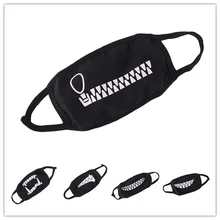 1 шт унисекс черная хлопковая Пылезащитная маска для лица Kpop для мужчин и женщин муфельные милые Мультяшные маски со ртом для лица Лидер продаж