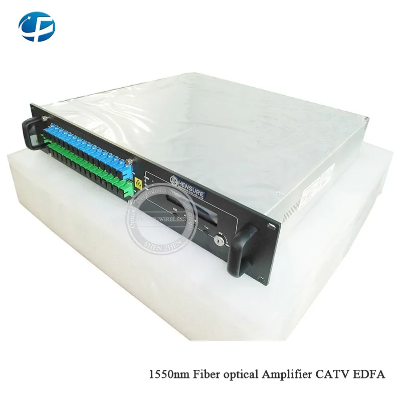 Волоконно-оптический усилитель 1550nm CATV WDM 4 порта EDFA 1310/1490/1550nm, 1U/80 Вт Высокая мощность 16/18/22dBm WDM волоконно-оптический усилитель