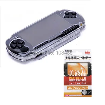 

HOTHINK Clear Crystal Case Cover + LCD Screen Protector For SONY PSP 3000