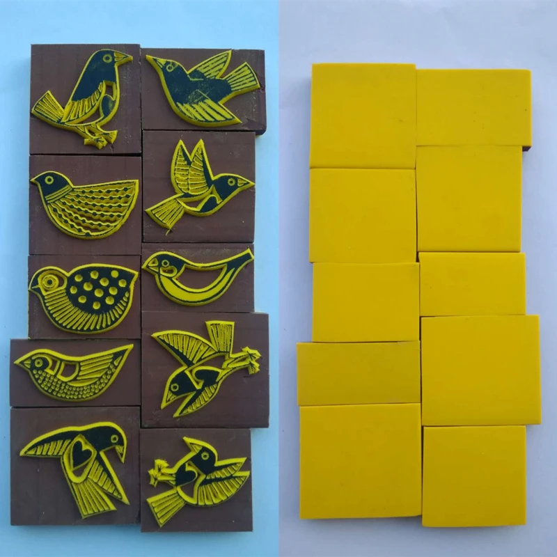 Handmade rubber stamp 1-3