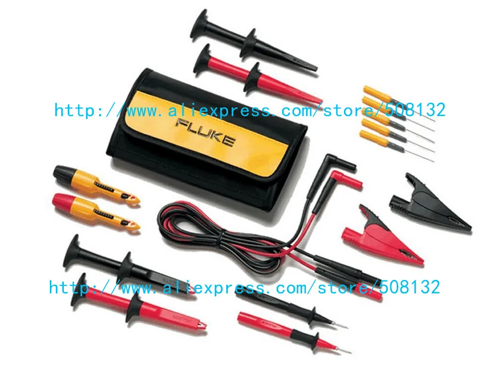 

Fluke TLK282 SureGrip Deluxe Automotive Test Lead Kit