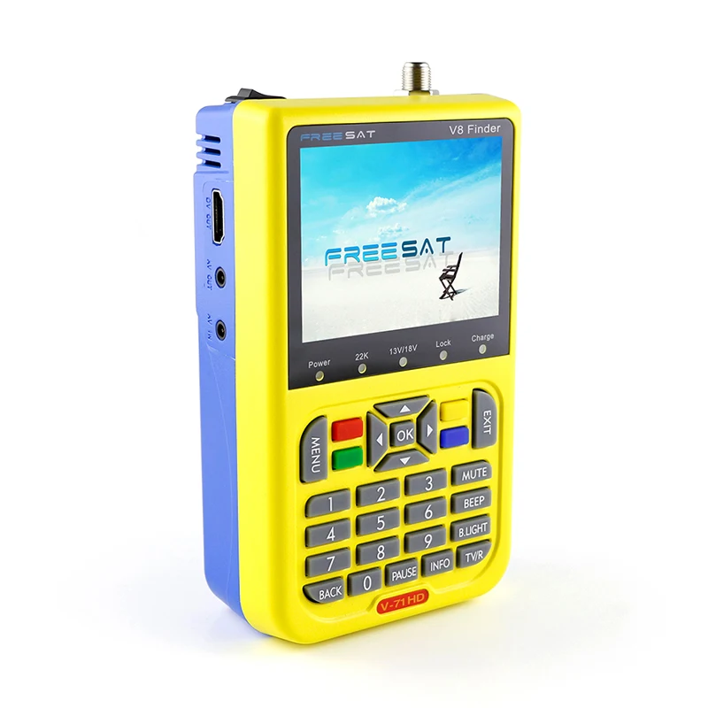 

New V8 Finder DVB-S2 Satellite Locator 3.5" HD LCD Satellite Meter Satfinder