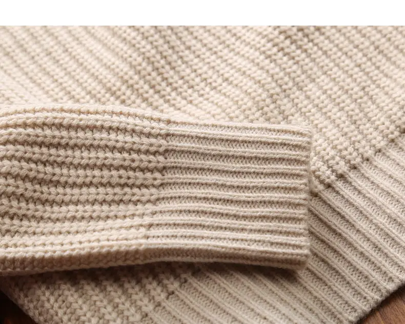 3Color Winter Men Pullover Sweaters Warm Thick Sweater Men Autumn Knited Male Pullover Jumper Navy Red Khaki Brand Muls M-4XL-13