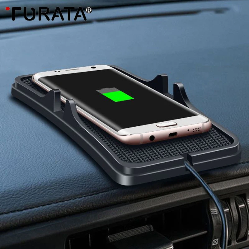 Turata автомобильное беспроводное зарядное устройство Держатель для Iphone X 8 7 Plus