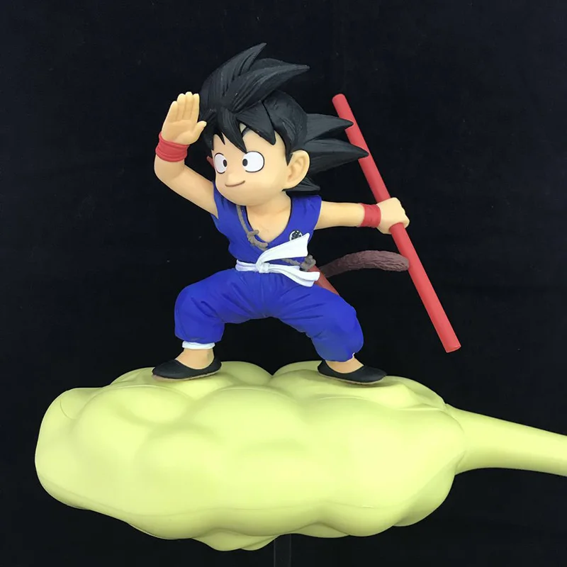 Dragon Ball Young Version Son Goku Figure 1 8 scale painted figure Somersault Cloud & Little Gokou PVC Action Figure Toys  (7)