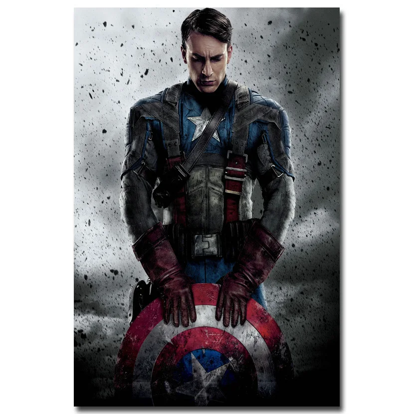 

Captain America 2 3 Hot Movie Art Silk Poster Huge Print 13x20 24x36inches Iron Man Spider Man Great Gift 056