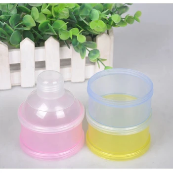 

Portable 3 Grid PP Baby Milk Powder Box Kid Snacks Storage Container Three Cell Child Formula Container Infant Food Storage Box