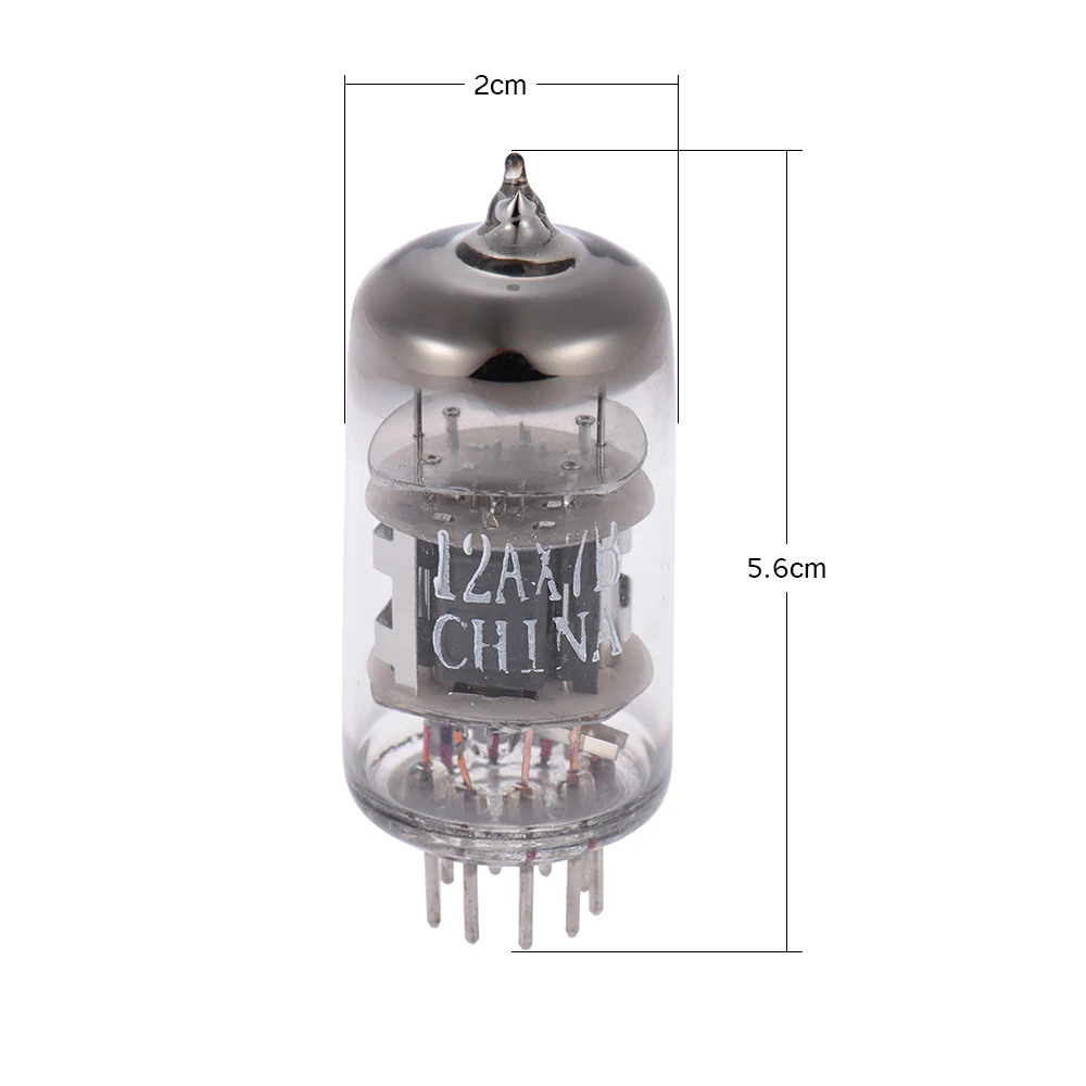 2 шт. 12AX7B предусилитель электрон вакуумных трубок 9-контактный разъем Dual Триод для 12AX7 ECC83 B759 7025 5751 Сменная Трубка