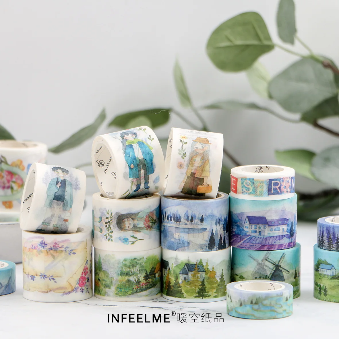 

Midsummer Night Dream Washi Tape Vintage Scrapbooking Stickers Label