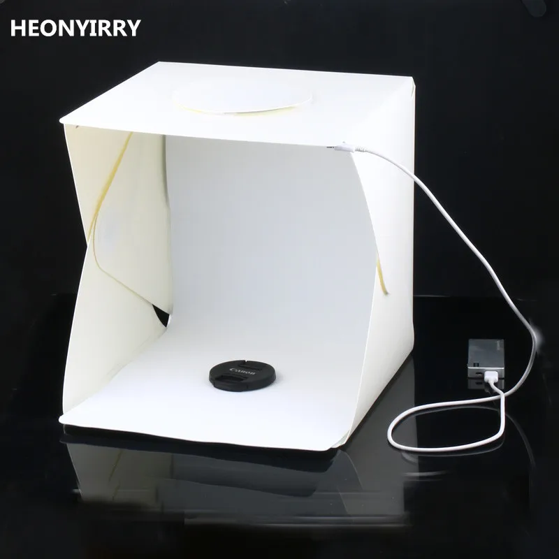 

HEONYIRRY Small Large Portable Folding lightbox Photography Photo Studio Softbox Lighting Kit Light box for Phone Digital Camera