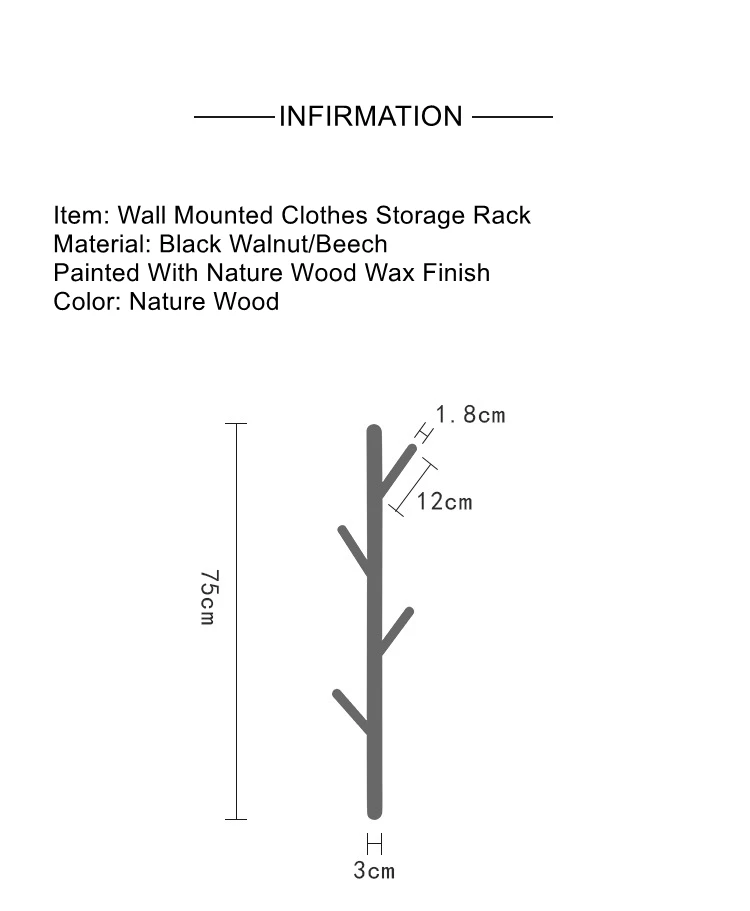Скандинавский настенный латунный крючок для одежды деревянный ключ шляпа держатель для хранения Подставка для различных предметов крыльцо двери органайзер Инструменты Декор для дома ресторана