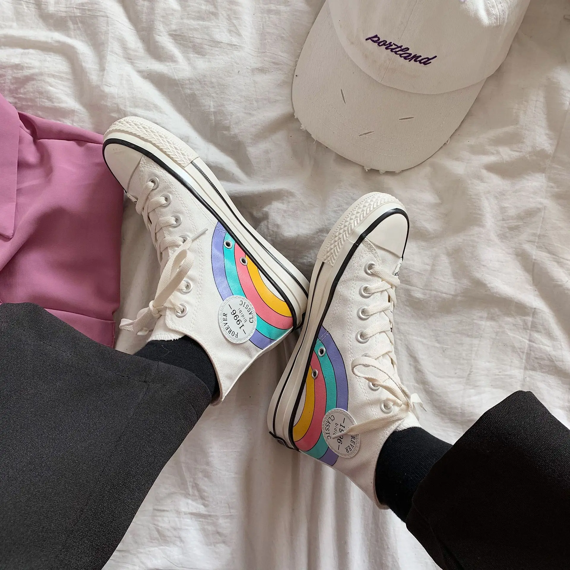 High Top Unicorn Sneakers For Girls -Unicorn Fashion HTB1EoMdO4TpK1RjSZFMq6zG VXag