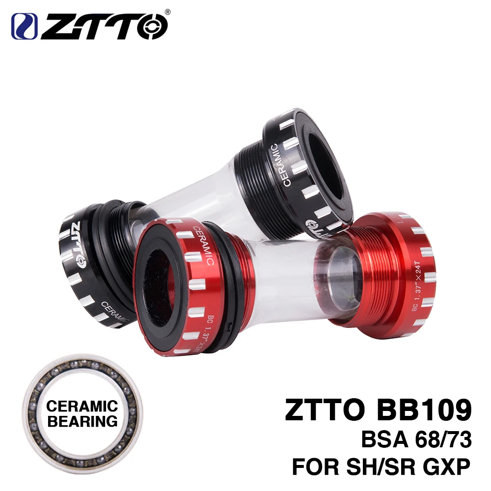 ZTTO السيراميك تحمل BB109 BSA68 bsa 73 MTB الطريق الدراجة الخارجية تحمل الأقواس السفلية لقطع 24 مللي متر BB 22 مللي متر GXP Crankset ZTTO السيراميك تحمل BB109 BSA68 bsa 73 MTB الطريق الدراجة الخارجية تحمل الأقواس السفلية لقطع 24 مللي متر BB 22 مللي متر GXP Crankset