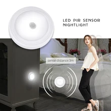 PIR датчик движения под шкаф светильник s 6 светодиодов батарея питание настенный светильник магнитный беспроводной детектор спальня шкаф светильник