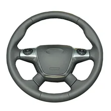 Оплетка рулевого колеса автомобиля для Ford Focus 3 2012- KUGA Escape 2013- C-MAX 2011-/чехол на руль на заказ