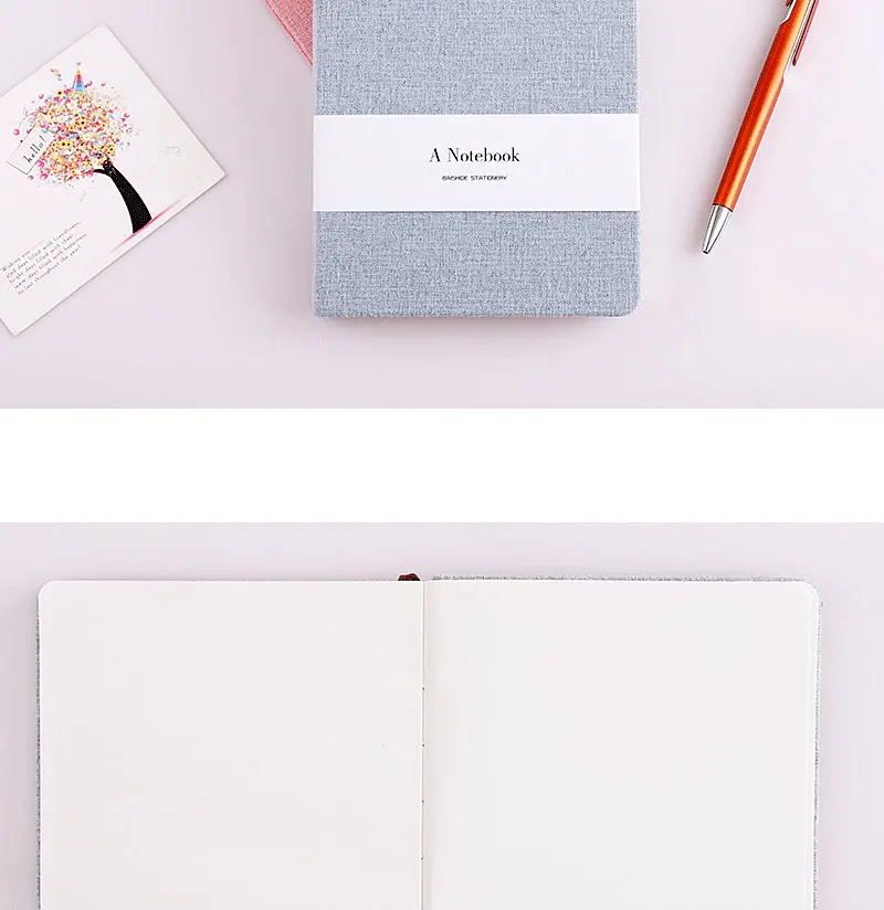 EZONE креативный тканевый чехол для ноутбука пустой/миллиметровая бумага ноутбук путешественник путешествие блокнот школьные