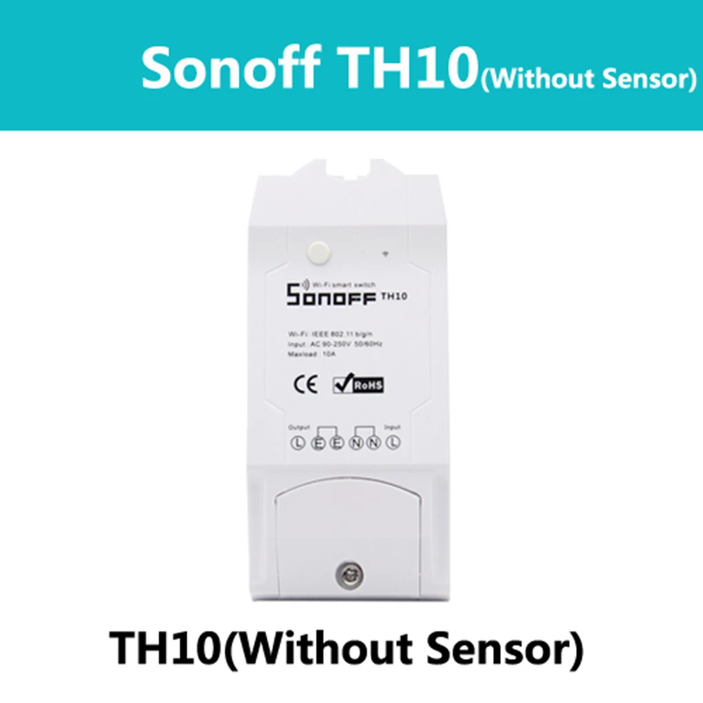 Sonoff умный дом Sonoff TH10 WiFi умный переключатель 10А датчик температуры и влажности пульт дистанционного управления