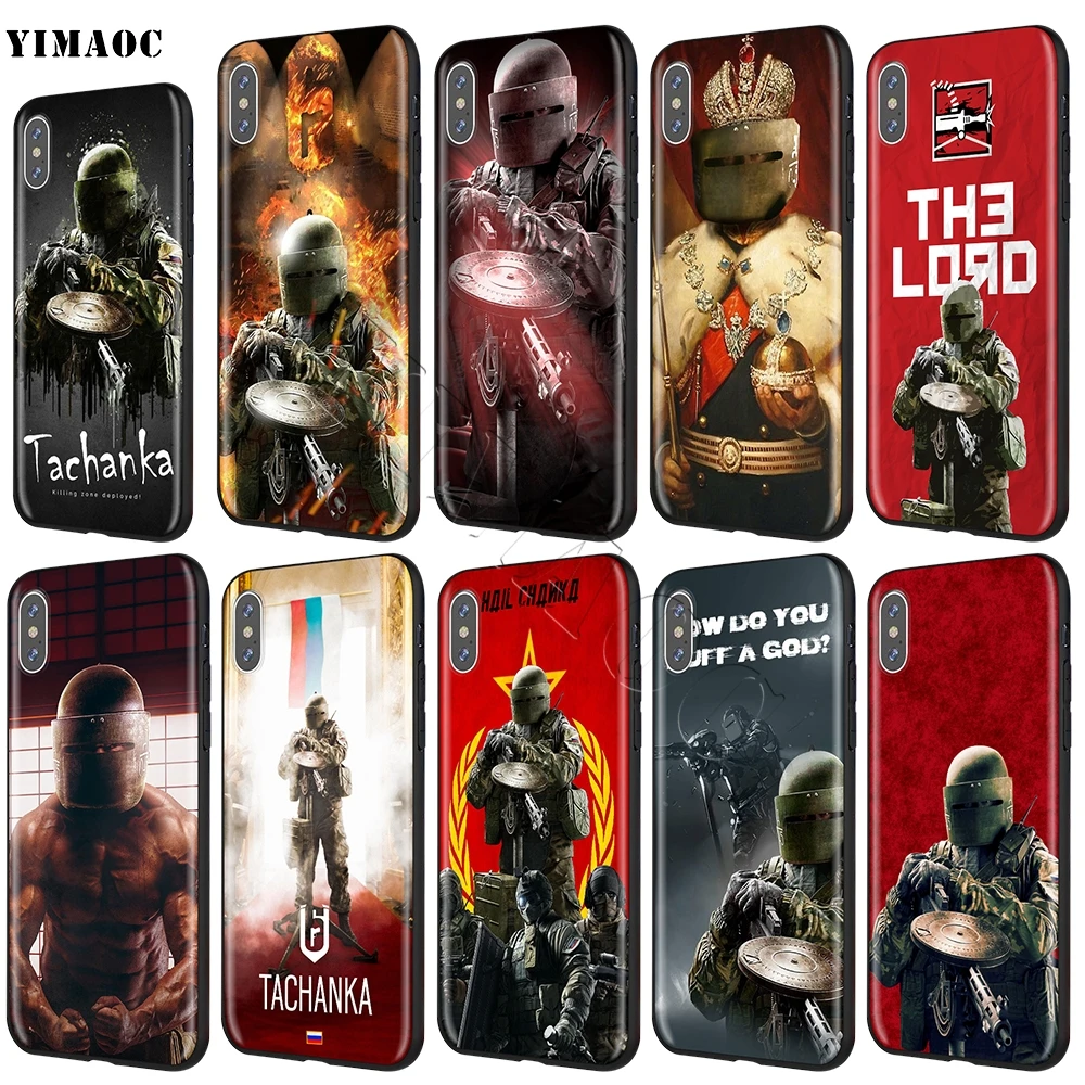 

YIMAOC Lord And Savior Tachanka Soft Silicone Case for iPhone XS Max XR X 8 7 6 6S Plus 5 5s se