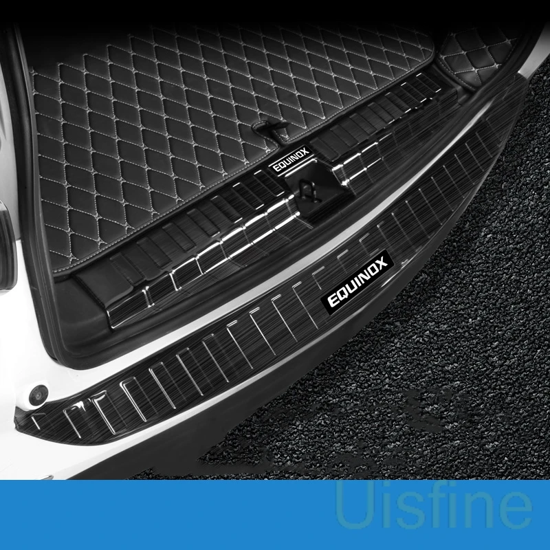 Задняя защитная накладка для багажника из нержавеющей стали защита порога доска устойчивый к царапинам цветок для Chevrolet Equinox