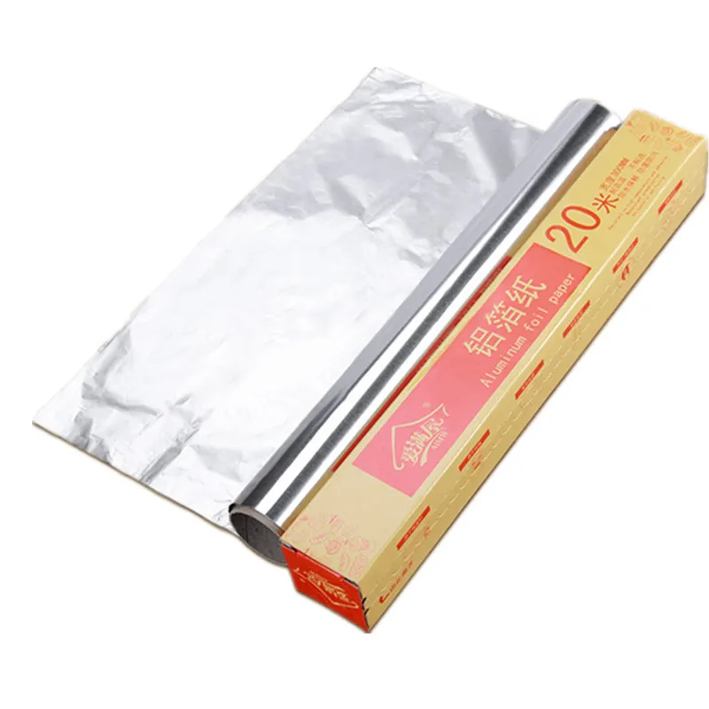 

AMW Aluminum Foil 20m X 30cm Tin Foil Paper Best Quality for Kitchen & Grill Use for Easy Prep Barbecue Cooking Cleaning