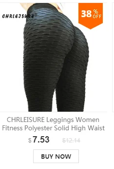 CHRLEISURE сексуальные женские леггинсы с высокой талией пуш-ап фитнес брюки черные эластичные дышащие сетчатые Леггинсы для женщин