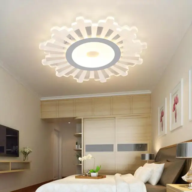 Ceiling Led Sunflower Lamp For Kids Office Light Study Room Ceiling Led Sunflower Lamp For Kids Office Light Study Room Reading Home Lighting Kitchen Lights Luminaria