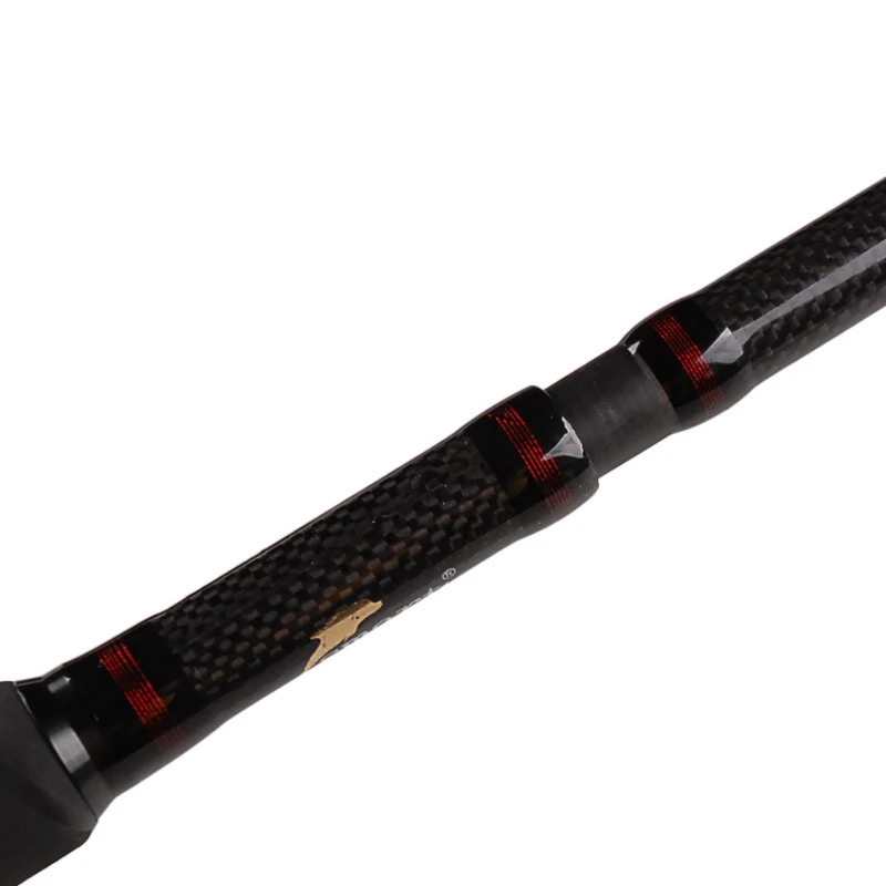 Vara de Pesca Pesados de Energia Canne a Peche Barco Inteligente Seção Spinning Carbono Lure Peso 3 70-250g 1.8m 2.1m 2.4m 10 Varas de pescar